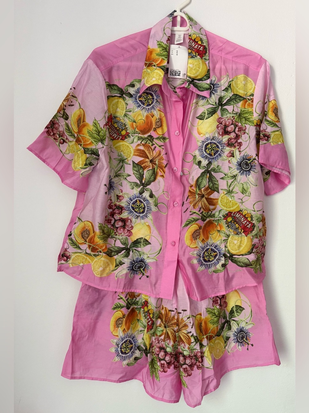 H&M Pink Flora OVERSIZED PRINTED - Picture 13 of 13